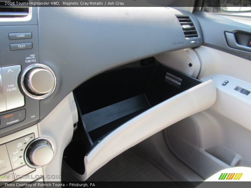 Magnetic Gray Metallic / Ash Gray 2008 Toyota Highlander 4WD