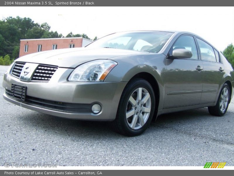 Spirited Bronze / Black 2004 Nissan Maxima 3.5 SL
