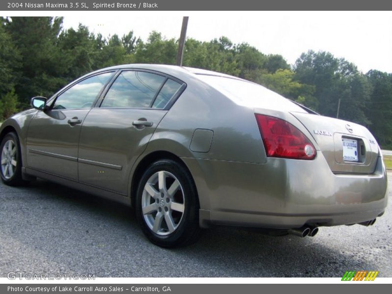 Spirited Bronze / Black 2004 Nissan Maxima 3.5 SL