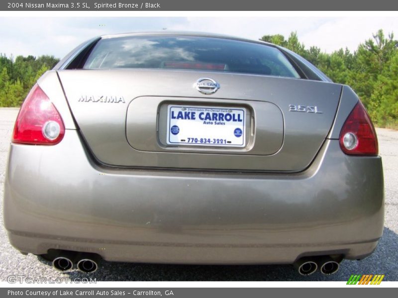 Spirited Bronze / Black 2004 Nissan Maxima 3.5 SL