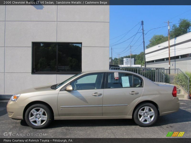Sandstone Metallic / Cashmere Beige 2006 Chevrolet Malibu LT V6 Sedan
