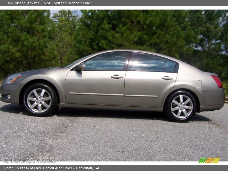 Spirited Bronze / Black 2004 Nissan Maxima 3.5 SL