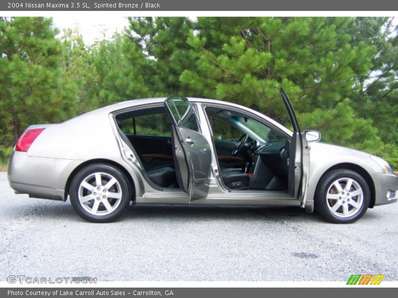 Spirited Bronze / Black 2004 Nissan Maxima 3.5 SL