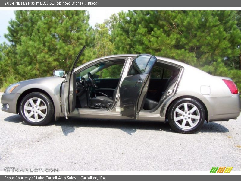 Spirited Bronze / Black 2004 Nissan Maxima 3.5 SL