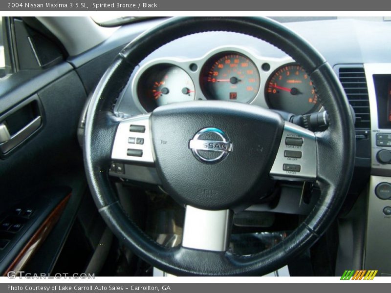 Spirited Bronze / Black 2004 Nissan Maxima 3.5 SL