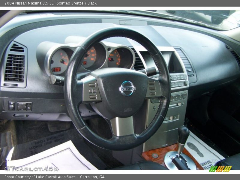 Spirited Bronze / Black 2004 Nissan Maxima 3.5 SL