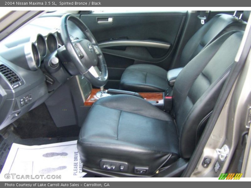 Spirited Bronze / Black 2004 Nissan Maxima 3.5 SL