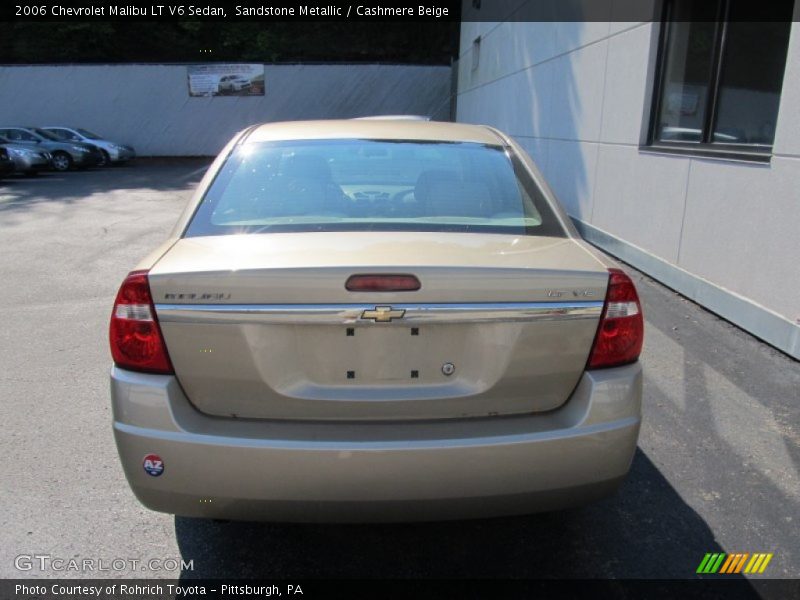 Sandstone Metallic / Cashmere Beige 2006 Chevrolet Malibu LT V6 Sedan