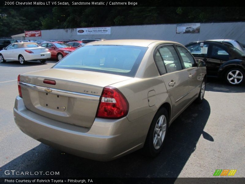 Sandstone Metallic / Cashmere Beige 2006 Chevrolet Malibu LT V6 Sedan