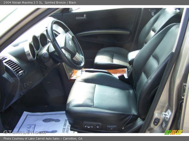 Spirited Bronze / Black 2004 Nissan Maxima 3.5 SL