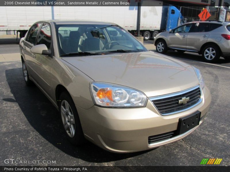 Sandstone Metallic / Cashmere Beige 2006 Chevrolet Malibu LT V6 Sedan