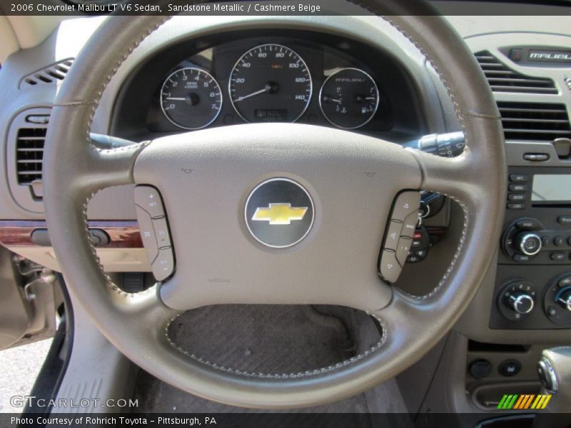 Sandstone Metallic / Cashmere Beige 2006 Chevrolet Malibu LT V6 Sedan
