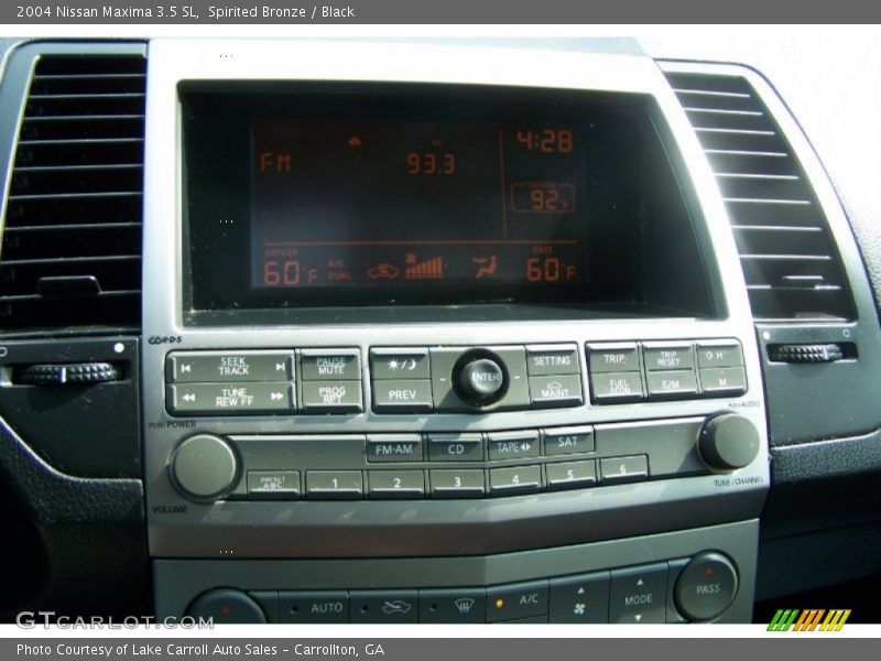 Spirited Bronze / Black 2004 Nissan Maxima 3.5 SL