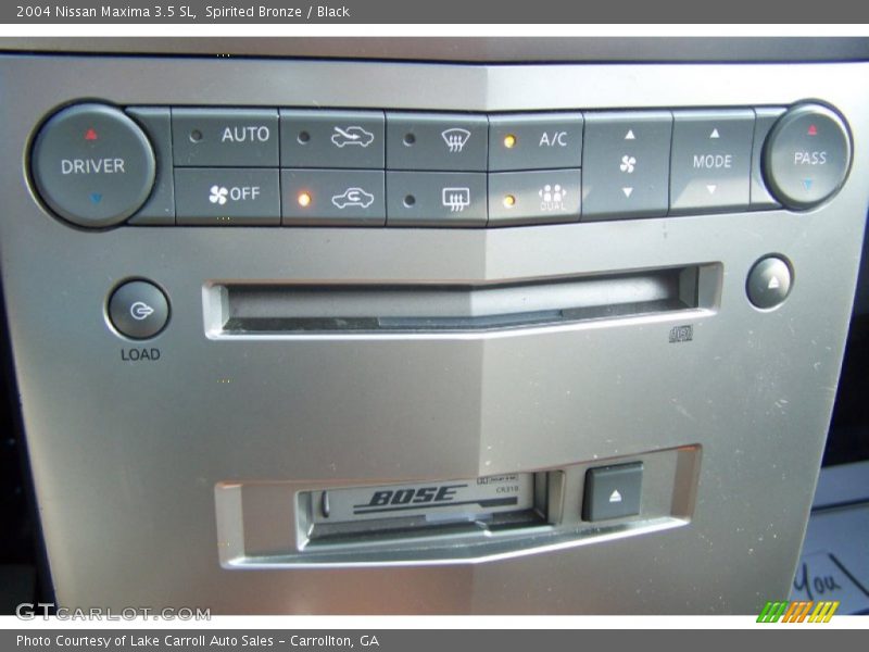 Spirited Bronze / Black 2004 Nissan Maxima 3.5 SL