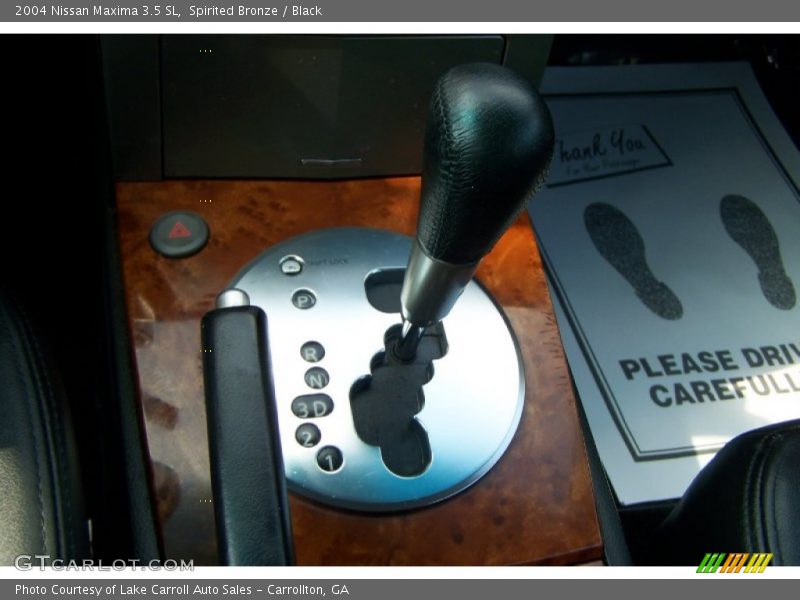 Spirited Bronze / Black 2004 Nissan Maxima 3.5 SL