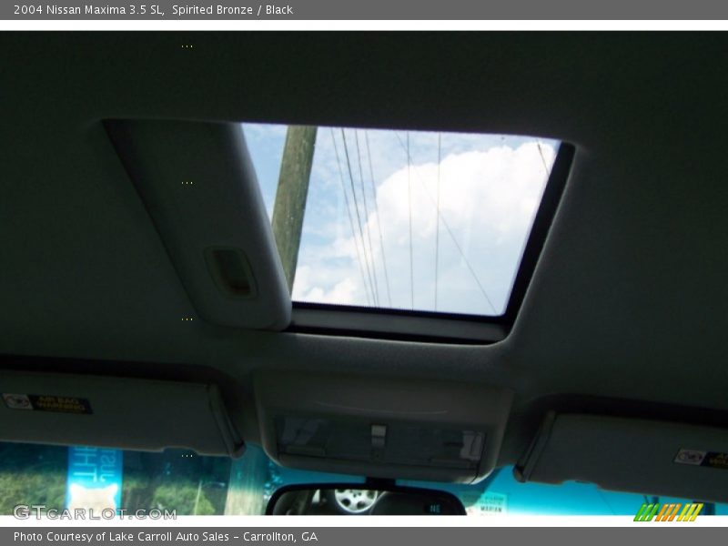 Spirited Bronze / Black 2004 Nissan Maxima 3.5 SL