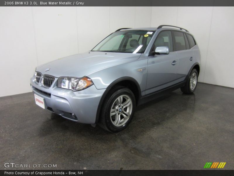 Blue Water Metallic / Grey 2006 BMW X3 3.0i