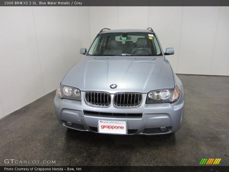 Blue Water Metallic / Grey 2006 BMW X3 3.0i