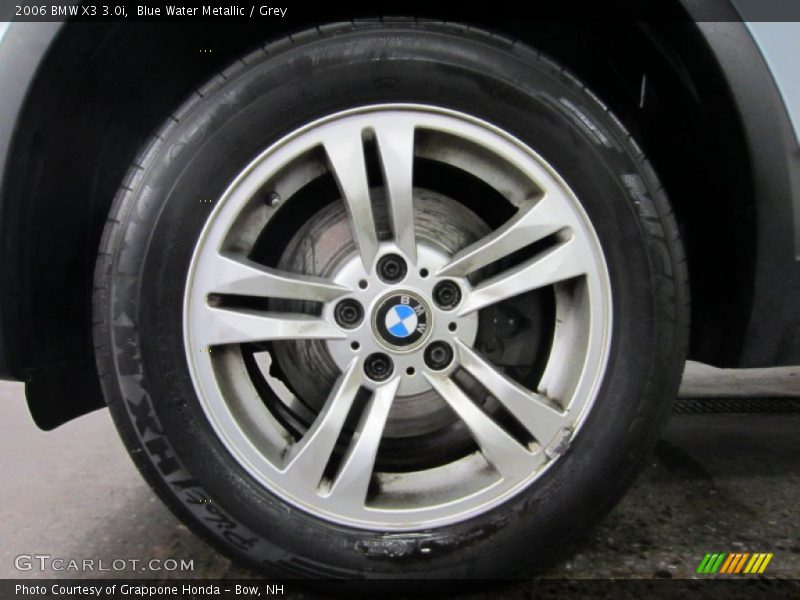 Blue Water Metallic / Grey 2006 BMW X3 3.0i