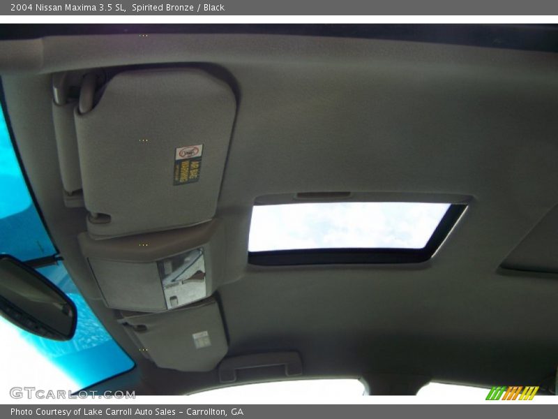 Spirited Bronze / Black 2004 Nissan Maxima 3.5 SL