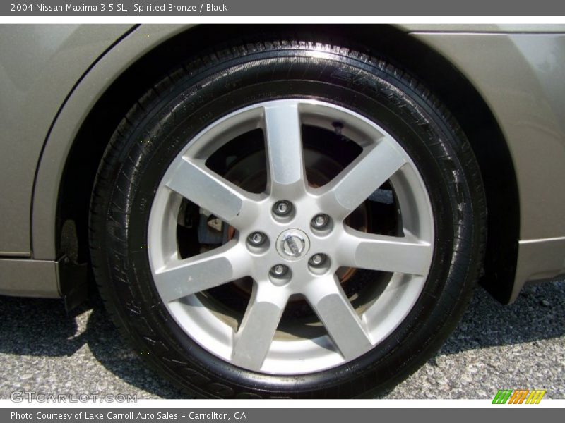 Spirited Bronze / Black 2004 Nissan Maxima 3.5 SL