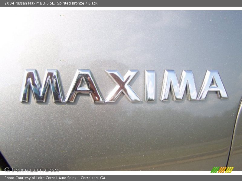 Spirited Bronze / Black 2004 Nissan Maxima 3.5 SL