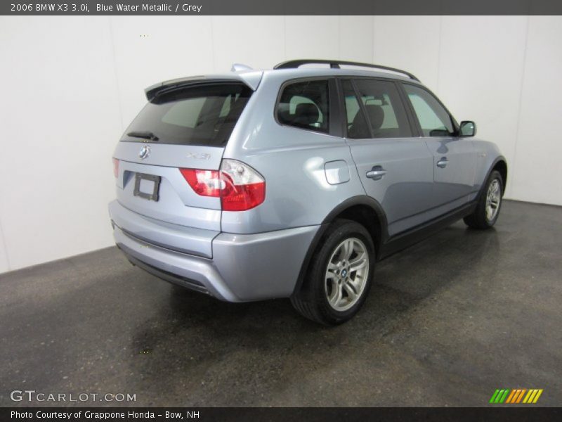 Blue Water Metallic / Grey 2006 BMW X3 3.0i