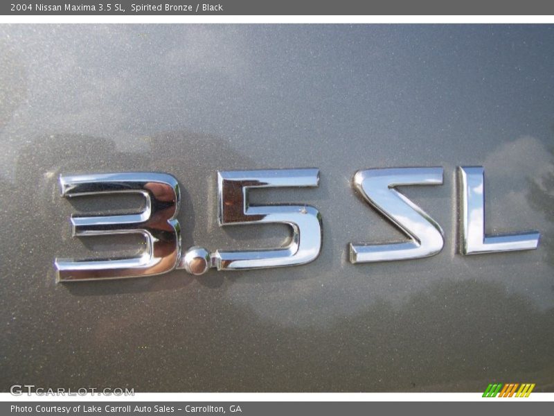 Spirited Bronze / Black 2004 Nissan Maxima 3.5 SL