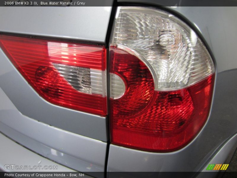 Blue Water Metallic / Grey 2006 BMW X3 3.0i
