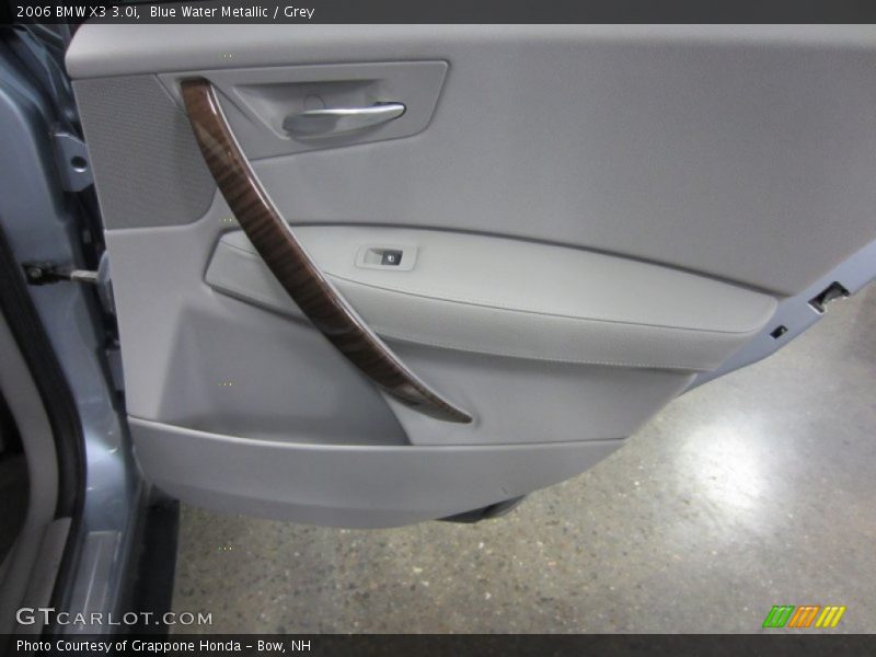 Blue Water Metallic / Grey 2006 BMW X3 3.0i