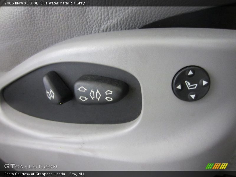 Blue Water Metallic / Grey 2006 BMW X3 3.0i