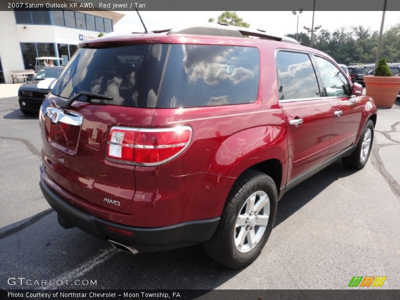 Red Jewel / Tan 2007 Saturn Outlook XR AWD