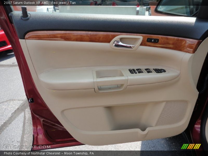 Red Jewel / Tan 2007 Saturn Outlook XR AWD