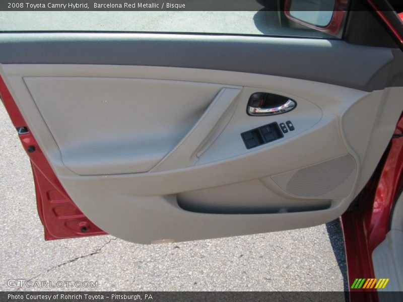 Barcelona Red Metallic / Bisque 2008 Toyota Camry Hybrid