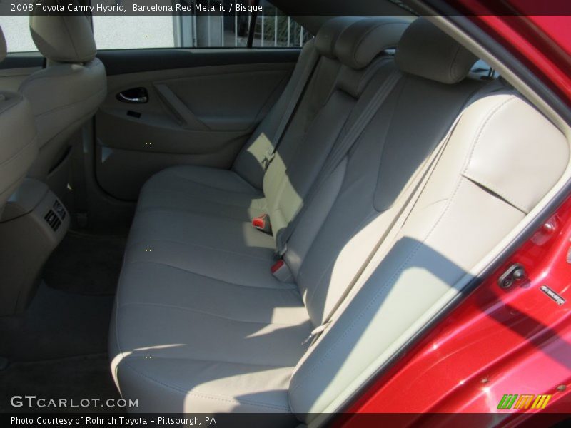 Barcelona Red Metallic / Bisque 2008 Toyota Camry Hybrid