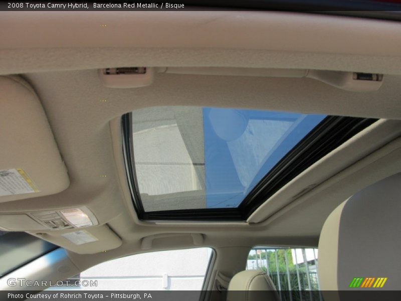 Barcelona Red Metallic / Bisque 2008 Toyota Camry Hybrid