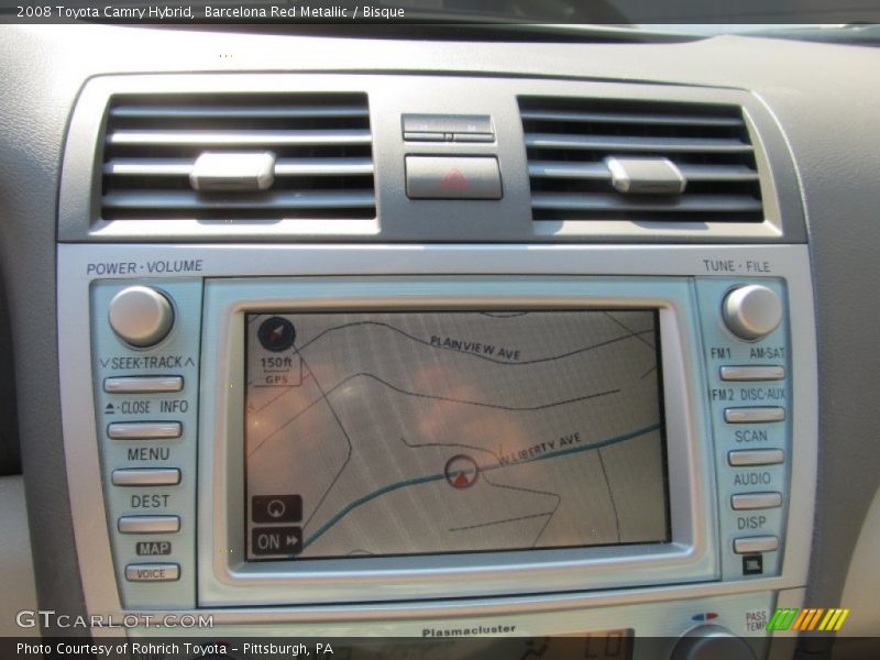 Barcelona Red Metallic / Bisque 2008 Toyota Camry Hybrid