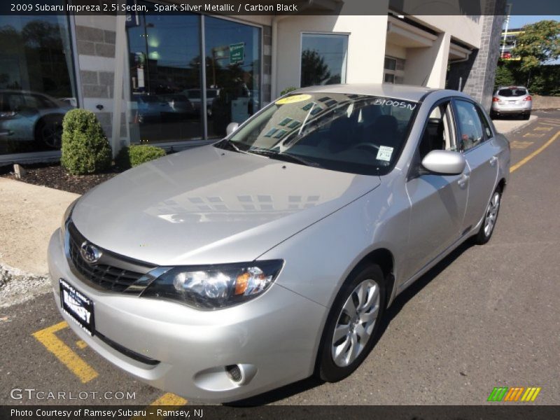 Spark Silver Metallic / Carbon Black 2009 Subaru Impreza 2.5i Sedan