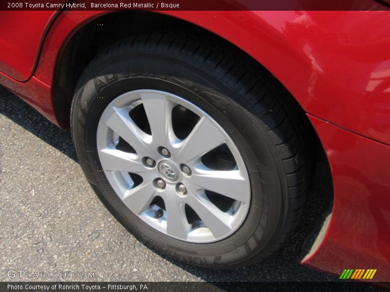 Barcelona Red Metallic / Bisque 2008 Toyota Camry Hybrid