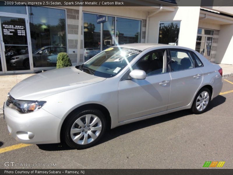 Spark Silver Metallic / Carbon Black 2009 Subaru Impreza 2.5i Sedan