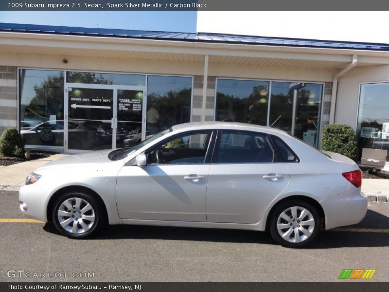 Spark Silver Metallic / Carbon Black 2009 Subaru Impreza 2.5i Sedan