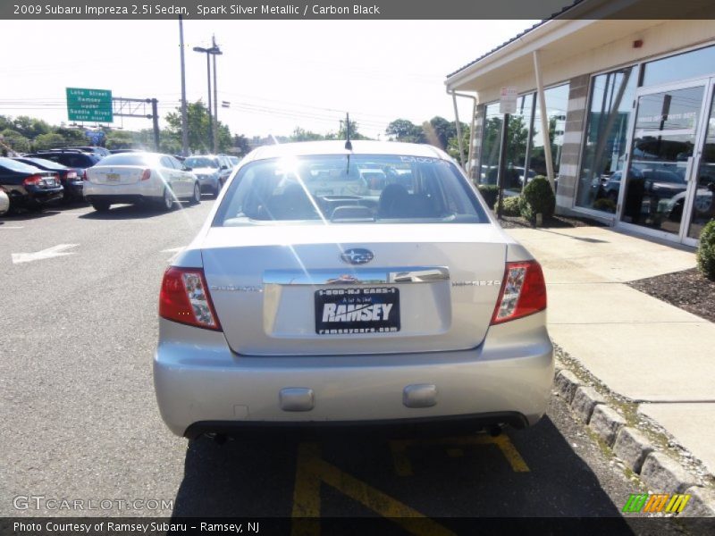 Spark Silver Metallic / Carbon Black 2009 Subaru Impreza 2.5i Sedan