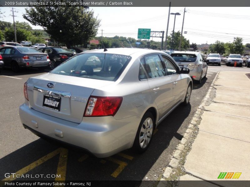 Spark Silver Metallic / Carbon Black 2009 Subaru Impreza 2.5i Sedan