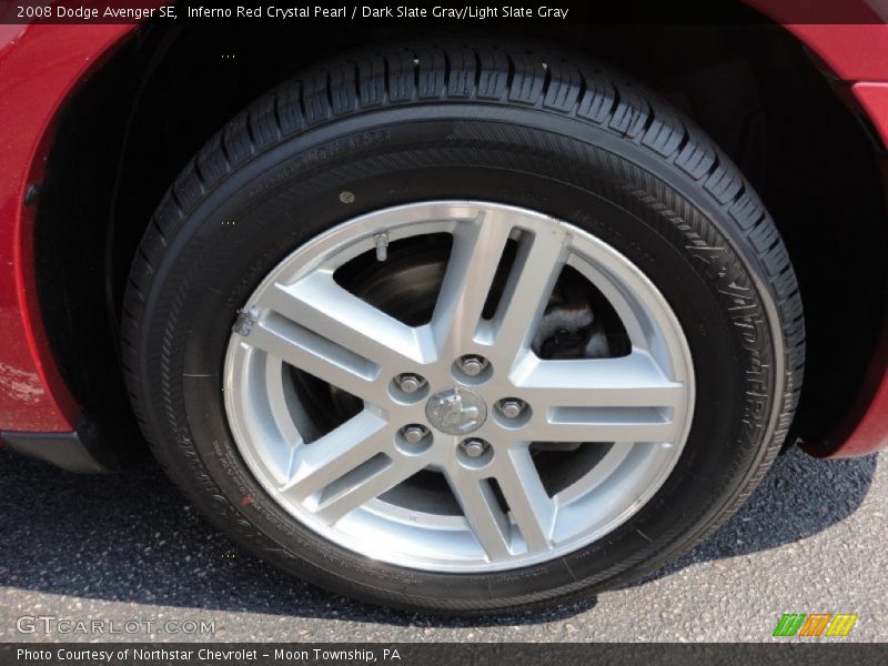 Inferno Red Crystal Pearl / Dark Slate Gray/Light Slate Gray 2008 Dodge Avenger SE