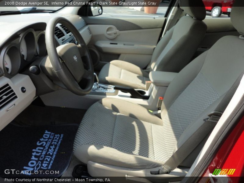 Inferno Red Crystal Pearl / Dark Slate Gray/Light Slate Gray 2008 Dodge Avenger SE