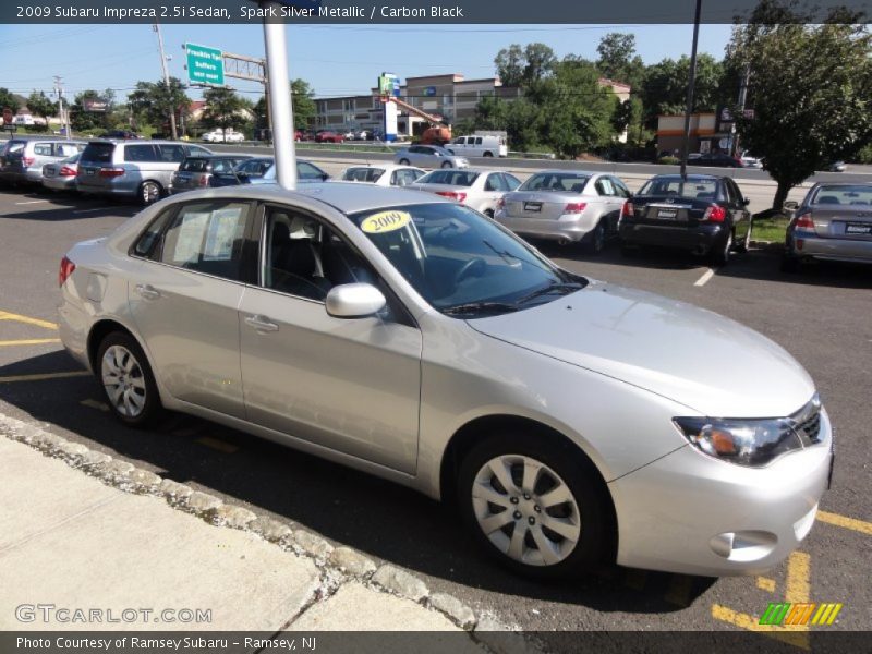 Spark Silver Metallic / Carbon Black 2009 Subaru Impreza 2.5i Sedan