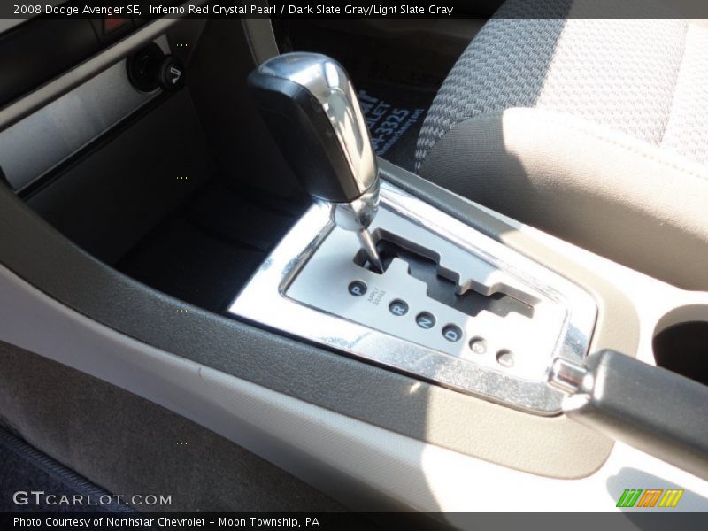 Inferno Red Crystal Pearl / Dark Slate Gray/Light Slate Gray 2008 Dodge Avenger SE