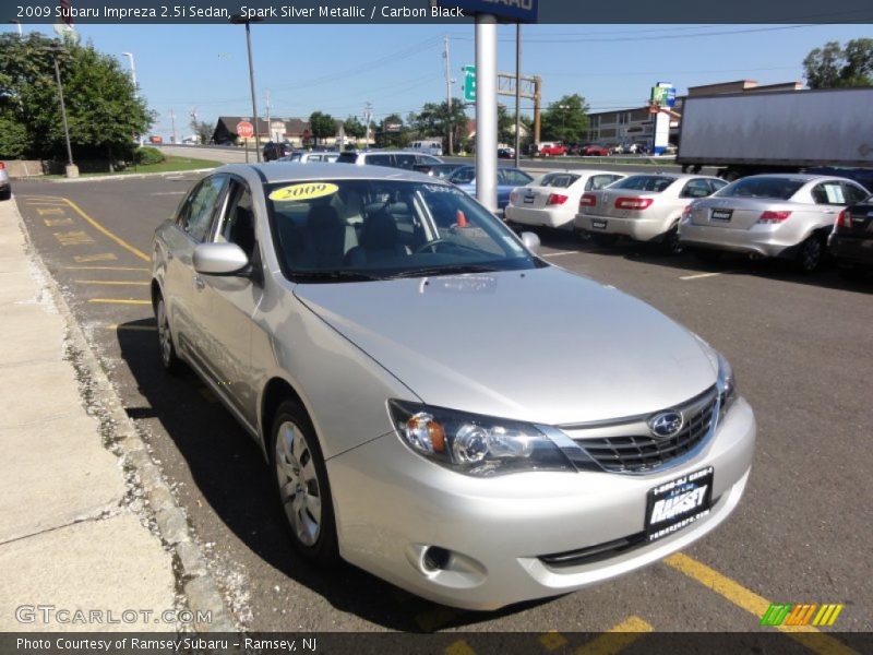 Spark Silver Metallic / Carbon Black 2009 Subaru Impreza 2.5i Sedan