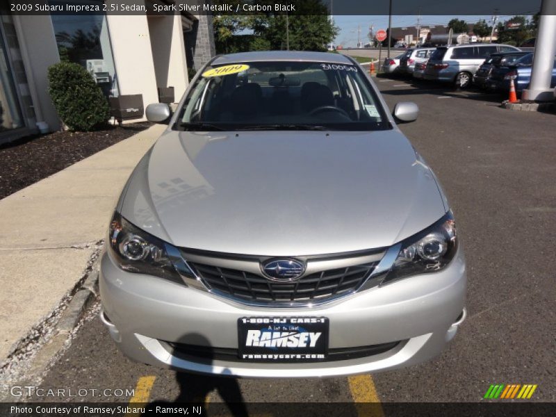 Spark Silver Metallic / Carbon Black 2009 Subaru Impreza 2.5i Sedan