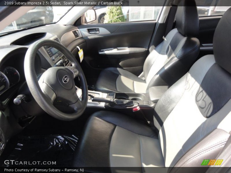 Spark Silver Metallic / Carbon Black 2009 Subaru Impreza 2.5i Sedan
